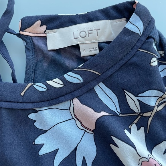 Loft tie-back tank, Sz S - Picture 3 of 4